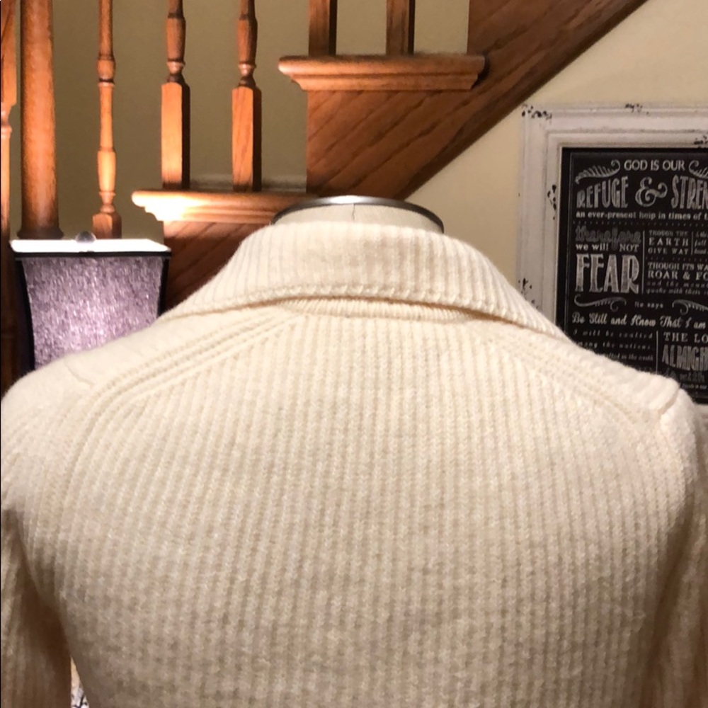 Talbots Pure 100% Merino Wool Open Front Sweater - image 4